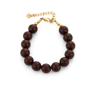 Kauwgomballen armband met slotje