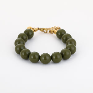 Kauwgomballen armband met slotje