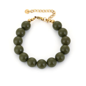 Kauwgomballen armband met slotje