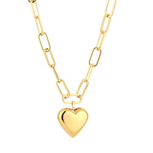 Afbeelding in Gallery-weergave laden, Schakel ketting met hart
