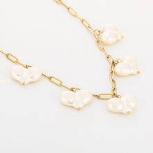 Afbeelding in Gallery-weergave laden, Ketting met parel harten
