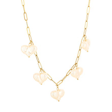 Afbeelding in Gallery-weergave laden, Ketting met parel harten
