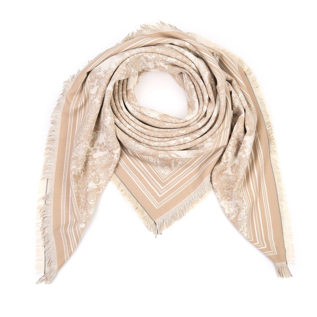 Luxe omslagdoek KHAKI Style
