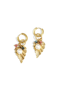 Earrings leaf