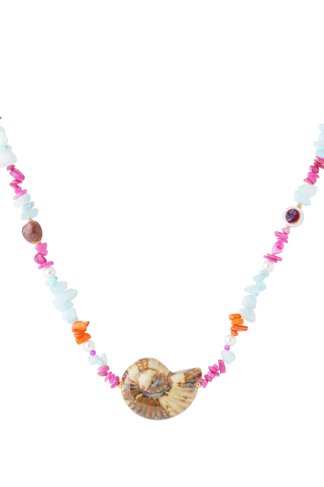 Stone ketting  multi color vibe
