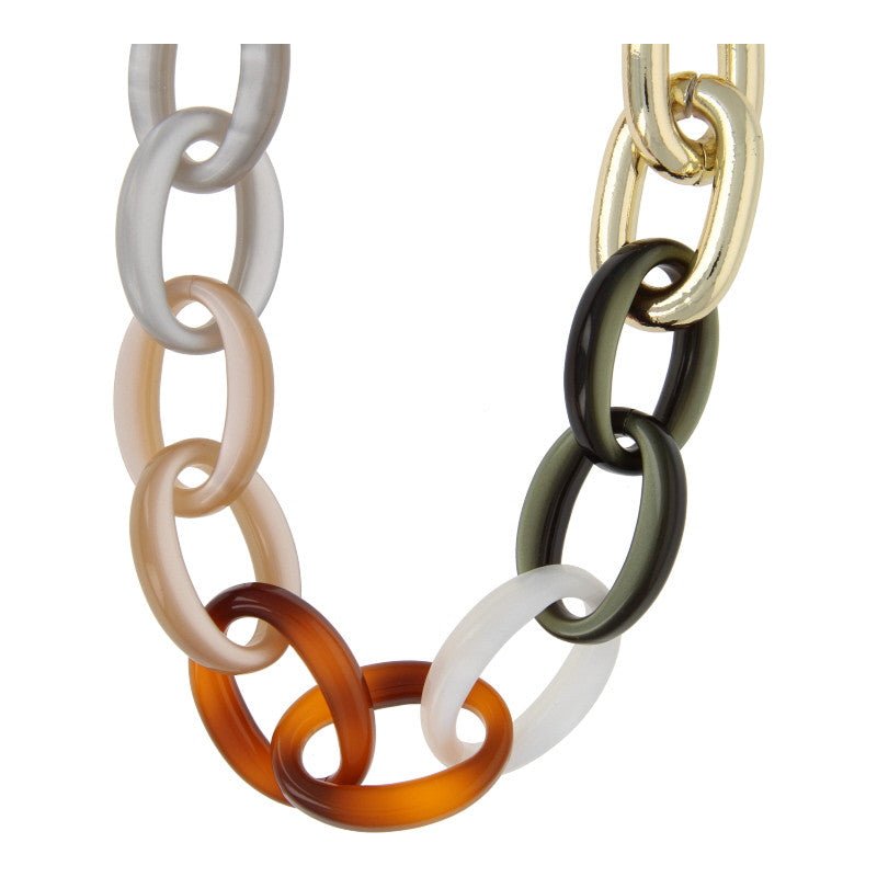 Ketting metaal schakel en mix resin schakels